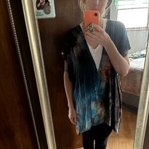 HANDMADE Urban Renewal Custom Tie-Dye Women's Tunic Top